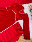 DESIGNER GEORGETTE MOTI HAND WORK ALIA CUT GOWN BOTTOM WITH DUPATTA PARTY WEAR WHOLESALE PRICE ETHNIC GARMENT (1)