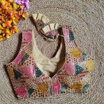 DESIGNER GEORGETTE MULTI SEQUENCE WORK STITCHED BLOUSE FESTIVE WEAR WHOLESAME PRICE ETHNIC GARMENT (7)