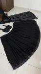 DESIGNER GEORGETTE SEQUENCE AND THREAD WORK LEHENGA CHOLI WITH DUPATTA PARTY WEAR WHOLESALE PRICE ETHNIC GARMENT (3)