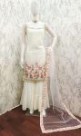 DESIGNER GEORGETTE SEQUENCE EMBROIDERED WORK TOP SHARARA WITH DUPATTA FESTIVE WEAR WHOLESALE PRICE ETHNIC GARMENT (4)
