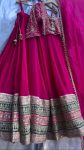 DESIGNER GEORGETTE THREAD WITH SEQUENCE WORK LEHENGA CHOLI WITH DUPATTA WEDDING WEAR WHOLESALE PRICE ETHNIC GARMENT (3)