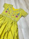 DESIGNER GOLD CRUSH MULTI THREAD EMBROIDERY ZARI SEQUENCE WORK GOWN FESTIVE WEAR WHOLESALE PRICE ETHNIC GARMENT (10)