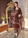 DESIGNER JIMMY CHOO SEQUENCE WORK TOP PALAZZO WITH DUPATTA FESTIVE WEAR WHOLESALE PRICE ETHNIC GARMENT (2)