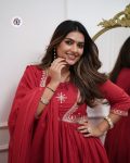 DESIGNER MUSLIN COTTON EMBROIDERY WORK TOP BOTTOM WITH DUPATTA FESTIVE WEAR WHOLESALE PRICE ETHNIC GARMENT (5)