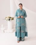 DESIGNER NATURAL CREEP EMBROIDERY SEQUENCE WORK TOP PALAZZO WITH DUPATTA FESTIVE WEAR WHOLESALE PRICE ETHNIC GARMENT (3)