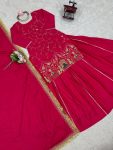 DESIGNER NATURAL CREPE BEADS THREAD SEQUENCE WOTK YOP LEHENGA WITH DUPATTA PARTY WEAR WHOLESALE PRICE ETHNIC GARMENT (4)
