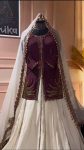 DESIGNER NATURAL CREPE SILK EMBROIDERY SEQUENCE BEADS HANDWORK TOP LEHENGA WITH DUPATTA PARTY WEAR WHOLESALE PRICE ETHNIC GARMENT (2)