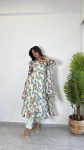 DESIGNER ORGANZA FLORAL PRINTED ANARKALI GOWN BOTTOM WITH DUPATTA PARTY WEAR WHOLESALE PRICE ETHNIC GARMENT (6)