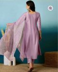 DESIGNER SILK BLEND EMBROIDERY WORK TOP BOTTOM WITH DUPATTA PARTY WEAR WHOLESALE PRICE ETHNIC GARMENT (6)