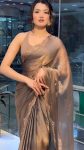 DESIGNER SOFT CHIFFON STONE WORK SAREE WITH UNSTITCHED BLOUSE PARTY WEAR WHOLESALE PRICE ETHNIC GARMENT (3)