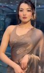 DESIGNER SOFT CHIFFON STONE WORK SAREE WITH UNSTITCHED BLOUSE PARTY WEAR WHOLESALE PRICE ETHNIC GARMENT (3)