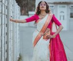 DESIGNER SOFT LICHI SILK JACQUARD WORK SAREE WITH UNSTITCHED BLOUSE PARTY WEAR WHOLESALE PRICE ETHNIC GARMENT (5)