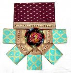 DESIGNER SOFT LICHI SILK JACQUARD WORK SAREE WITH UNSTITCHED BLOUSE WEDDING WEAR WHOLESALE PRICE ETHNIC GARMENT (2)