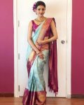 DESIGNER SOFT LICHI SILK JACQUARD WORK SAREE WITH UNSTITCHED BLOUSE WEDDING WEAR WHOLESALE PRICE ETHNIC GARMENT (2)