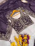 DESIGNER STAR GEORGETTE CODING SEQUENCE WORK BLOUSE PALAZZO WITH SHRUG PARTY WEAR WHOLESALE PRICE ETHNIC GARMENT (3)