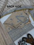DESIGNER TABBY ORGANZA EMBROIDERY SEQUENCE WORK WITH HAND WORK TOP PALAZZO WITH DUPATTA FESTIVE WEAR WHOLESALE PRICE ETHNIC GARMENT (2)