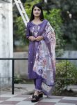 DESIGNER VICHITRA SILK CUT DANA HAND WORK AND EMBROIDERY WORK TOP BOTTOM WITH DUPATTA FESTIVE WEAR WHOLESALE PRICE ETHNIC GARMENT (1)