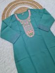 DESIGNER VISCOSE CHANDERI SEQUENCE EMBROIDERY WORK TOP BOTTOM WITH DUPATTA FESTIVE WEAR WHOLESALE PRICE ETHNIC GARMENT (4)