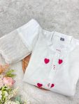 FANCY CAMBRIC COTTON THREAD EMBROIDERY WORK TOP BOTTOM SET FESTIVE WEAR WHOLESALE PRICE ETHNIC GARMENT (4)