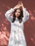 FANCY CAMBRIC COTTON THREAD EMBROIDERY WORK TOP BOTTOM SET FESTIVE WEAR WHOLESALE PRICE ETHNIC GARMENT (4)