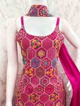 FANCY CHINON CHINON WITH EMBROIDERY WORK TOP PALAZZO WITH DUPATTA FESTIVE WEAR WHOLESALE PRICE ETHNIC GARMENT (18)