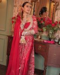 FANCY CHINON EMBROIDERY MIRROR WORK TOP TUBE TOP BOTTOM WITH DUPATTA PARTY WEAR WHOLESALE PRICE ETHNIC GARMENT (19)