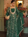 FANCY CHINON EMBROIDERY MIRROR WORK TOP TUBE TOP BOTTOM WITH DUPATTA PARTY WEAR WHOLESALE PRICE ETHNIC GARMENT (20)