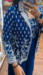 FANCY CHINON EMBROIDERY WORK BLOUSE KOTI WITH PALAZZO PARTY WEAR WHOLESLAE PRICE ETHNIC GARMENT (8)