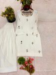 FANCY CHINON EMBROIDERY WORK TOP PATIYALA WITH DUPATTA PARTY WEAR WHOLESALE PRICE ETHNIC GARMENT (5)