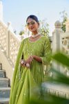 FANCY CHINON EMBROIDERY WORK TOP SHARARA WITH DUPATTA FESTIVE WEAR WHOLESALE PRICE ETHNIC GARMENT (4)