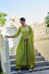 FANCY CHINON EMBROIDERY WORK TOP SHARARA WITH DUPATTA FESTIVE WEAR WHOLESALE PRICE ETHNIC GARMENT (4)