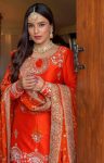 FANCY CHINON SEQUENCE EMBROIDERY WORK TOP PALAZZO WITH DUPATTA FESTIVE WEAR WHOLESALE PRICE ETHNIC GARMENT (3)