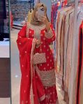 FANCY CHINON SEQUENCE EMBROIDERY WORK TOP PALAZZO WITH DUPATTA PARTY WEAR WHOLESALE PRICE ETHNIC GARMENT (3)