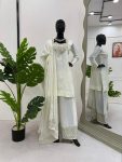 FANCY CHINON SILK THREAD WITH SEQUENCE WORK TOP PALAZZO WITH DUPATTA FESTIVE WEAR WHOLESALE PRICE ETHNIC GARMENT (4)