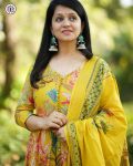 FANCY COTTON EMBROIDERY WORK TOP BOTTOM WITH DUPATTA FESTIVE WEAR WHOLESALE PRICE ETHNIC GARMENT (5)