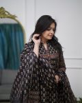 FANCY COTTON MILL PRINTED TOP BOTTOM WITH DUPATTA FESTIVE WEAR WHOLESALE PRICE ETHNIC GARMENT (3)