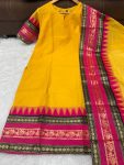 FANCY COTTON SILK JACQUARD WEAVING ZARI WORK TOP WITH DUPATTA PARTY WEAR WHOLESALE PRICE ETHNIC GARMENT (5)