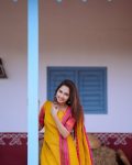 FANCY COTTON SILK JACQUARD WEAVING ZARI WORK TOP WITH DUPATTA PARTY WEAR WHOLESALE PRICE ETHNIC GARMENT (5)