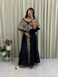 FANCY CREPE SILK CODING SEQUENCE EMBROIDERY FOIL PAPER WORK TOP WITH BOTTOM PARTY WEAR WHOLESALE PRICE ETHNIC GARMENT (3)