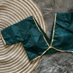 FANCY DOLA SILK PLAIN STITCHED BLOUSE PARTY WEAR WHOLESALE PRICE ETHNIC GARMENT (7)