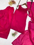 FANCY FENDI SILK PLAIN TOP SALWAR WITH DUPATTA FESTIVE WEAR WHOLESALE PRICE ETHNIC GARMENT (4)