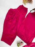 FANCY FENDI SILK PLAIN TOP SALWAR WITH DUPATTA FESTIVE WEAR WHOLESALE PRICE ETHNIC GARMENT (4)