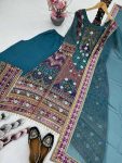 FANCY GEORGETTE DIGITAL PRINTED REAL MIRROR LACE HANDWORK TOP PALAZZO WITH DUPATTA PARTY WEAR WHOLESALE PRICE ETHNIC GARMENT (6)