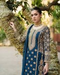 FANCY GEORGETTE EMBROIDERY SEQUENCE MOTI WORK TOP BOTTOM WITH DUPATTA PARTY WEAR WHOLESALE PRICE ETHNIC GARMENT (5)