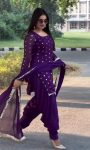 FANCY GEORGETTE EMBROIDERY THREAD SEQUENCE WORK TOP PATIYALA WITH DUPATTA PARTY WEAR WHOLESALE PRICE ETHNIC GARMENT (4)