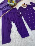 FANCY GEORGETTE EMBROIDERY THREAD SEQUENCE WORK TOP PATIYALA WITH DUPATTA PARTY WEAR WHOLESALE PRICE ETHNIC GARMENT (4)