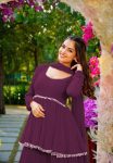 FANCY GEORGETTE LATKAN WORK TOP SHARARA WITH DUPATTA FESTIVE WEAR WHOLESALE PRICE ETHNIC GARMENT (5)