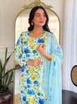 FANCY GEORGETTE PRINTED TOP BOTTOM WITH DUPATTA FESTIVE WEAR WHOLESALE PRICE ETHNIC GARMENT (4)