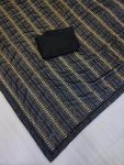 FANCY GEORGETTE SEQUENCE LACE BORDER PIPING WORK SAREE WITH UNSTITCHED BLOUSE PARTY WEAR WHOLESALE PRICE ETHNIC GARMENT (5)