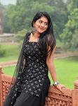 FANCY GEORGETTE THREAD MIRROR WORK TOP PALAZZO WITH DUPATTA BLACK